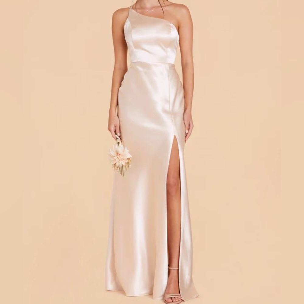 Birdy Grey Satin Bridesmaid Dress